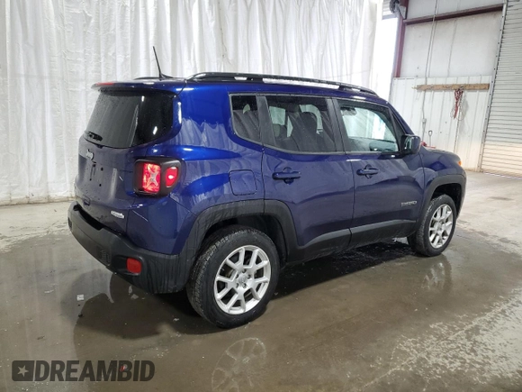 2020 Jeep Renegade Altitude with VIN ZACNJBBB4LPL73485, listed as a Copart auction lot 83314814 with 8,394 mi miles and Clean title. Bid and sale history available at DreamBid. Image 3.