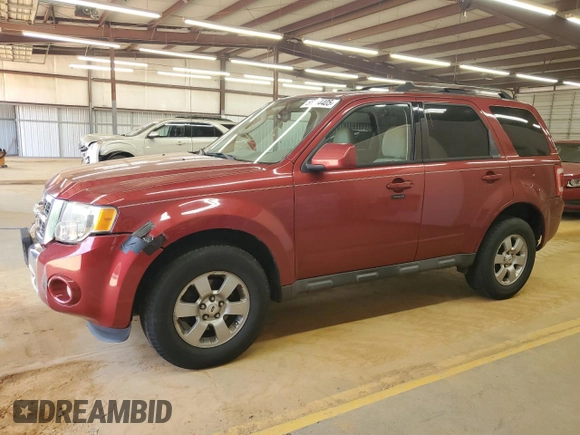 2012 Ford Escape Limited with VIN 1FMCU0E73CKB40958, listed as a Copart auction lot 55234405 with 116,664 mi miles and Salvage Title. Bid and sale history available at DreamBid. Image 1.