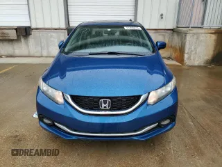 2015 Honda Civic Sedan EX-L with VIN 2HGFB2F96FH504029, listed as a Copart auction lot 51946275 with 142,837 mi miles and Salvage Title. Bid and sale history available at carsss.com. Image 5.