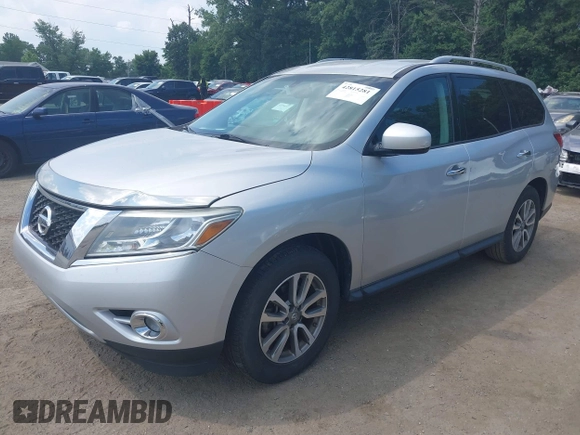 2014 Nissan Pathfinder S z VIN 5N1AR2MM5EC632206, wystawiony jako IAAI lot #42815281 z przebiegiem 109 569 mil mil oraz . Historia ofert i sprzedaży dostępna na DreamBid. Obrazek 2.