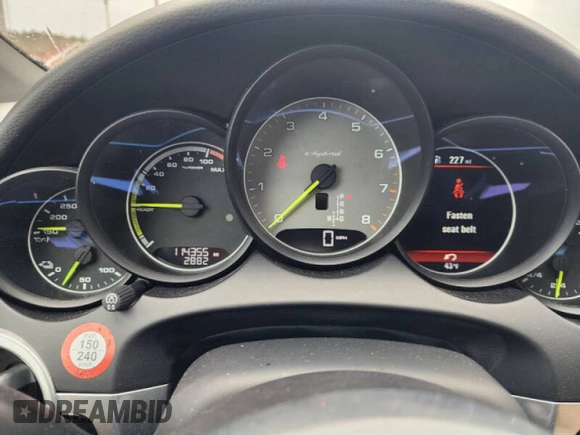 2016 Porsche Cayenne S E-Hybrid with VIN WP1AE2A23GLA63912, listed as a Copart auction lot 49523665 with 114,237 mi miles and Clean title. Bid and sale history available at DreamBid. Image 8.