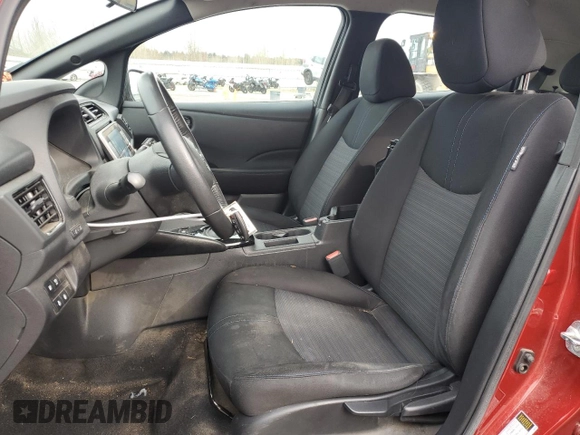 2020 Nissan LEAF SV with VIN 1N4AZ1CP3LC301685, listed as a Copart auction lot 48599765 with 35,253 mi miles and Salvage title. Bid and sale history available at DreamBid. Image 7.