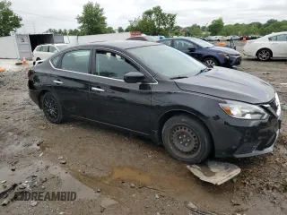 2017 Nissan Sentra S with VIN 3N1AB7AP5HY352479, listed as a Copart auction lot 58863705 with 103,983 mi miles and Salvage title. Bid and sale history available at DreamBid. Image 4.
