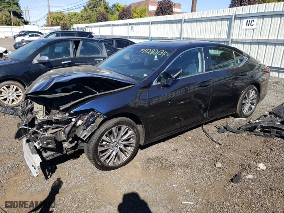 2019 Lexus ES with VIN 58ABZ1B16KU049472, listed as a Copart auction lot 70928213 with 0 mi miles and Salvage Title. Bid and sale history available at carsss.com. Image 1.