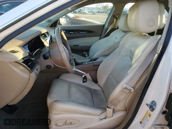 2014 Cadillac CTS Luxury RWD with VIN 1G6AR5S39E0173752, listed as a Copart auction lot 42184495 with 81,735 mi miles and Salvage Title. Bid and sale history available at carsss.com. Image 7.