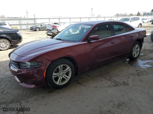 2019 Dodge Charger SXT with VIN 2C3CDXBG1KH720852, listed as a Copart auction lot 48953115 with 109,773 mi miles and Salvage Title. Bid and sale history available at carsss.com. Image 1.