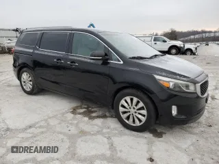 2015 Kia Sedona SX with VIN KNDMC5C18F6046756, listed as a Copart auction lot 83038714 with 115,791 mi miles and Clean Title. Bid and sale history available at carsss.com. Image 4.