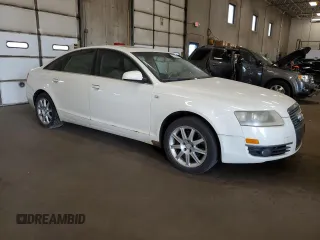 2006 Audi A6 with VIN WAUDG74F86N029792, listed as a Copart auction lot 76618674 with 308,949 mi miles and Salvage Title. Bid and sale history available at carsss.com. Image 4.