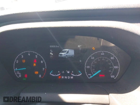 2020 Ford Transit Cargo z VIN 1FTBR1Y8XLKB35493, wystawiony jako IAAI lot #41887907 z przebiegiem 95 858 mil mil oraz . Historia ofert i sprzedaży dostępna na DreamBid. Obrazek 7.