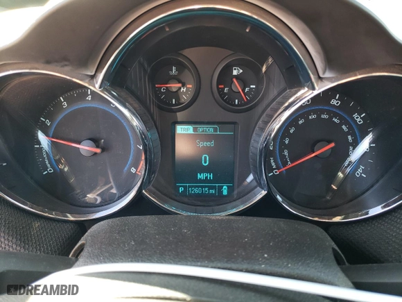 2014 Chevrolet Cruze 2LT with VIN 1G1PE5SB3E7163955, listed as a Copart auction lot 48159545 with 126,015 mi miles and Salvage Title. Bid and sale history available at carsss.com. Image 9.