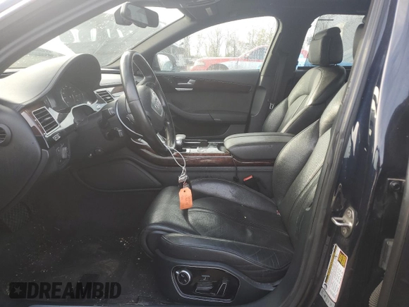 2013 Audi A8 L 4.0L with VIN WAUR2AFD9DN034039, listed as a Copart auction lot 77775634 with 191,803 mi miles and Salvage Title. Bid and sale history available at carsss.com. Image 7.