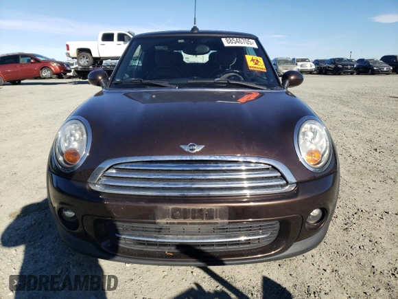 2012 MINI Convertible with VIN WMWZN3C55CT133967, listed as a Copart auction lot 88546705 with 104,357 mi miles and Non repairable. Bid and sale history available at DreamBid. Image 5.