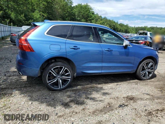 2019 Volvo XC60 R-Design with VIN LYV102RM1KB279390, listed as a Copart auction lot 63394523 with Not Provided miles and . Bid and sale history available at carsss.com. Image 3.