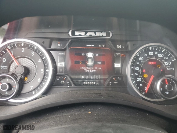 2022 Ram 2500 Laramie with VIN 3C6UR5FJ6NG118116, listed as a Copart auction lot 85998384 with 45,307 mi miles and Salvage Title. Bid and sale history available at carsss.com. Image 9.