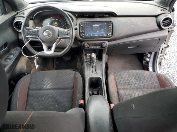 2021 Nissan Kicks SR with VIN 3N1CP5DV4ML525005, listed as a Copart auction lot 47591425 with 109,230 mi miles and Salvage Title. Bid and sale history available at carsss.com. Image 8.