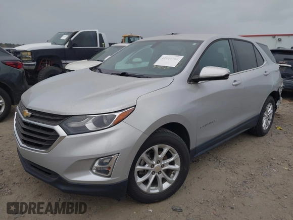 2018 Chevrolet Equinox LT with VIN 2GNAXJEV8J6252105, listed as a IAAI auction lot 41814264 with 104,167 mi miles. Bid and sale history available at carsss.com. Image 2.