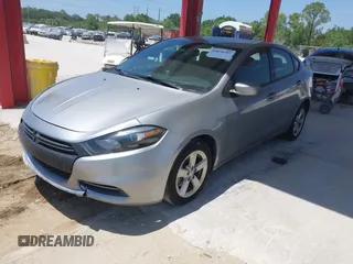 2016 Dodge Dart SXT with VIN 1C3CDFBA6GD591310, listed as a IAAI auction lot 42070787 with 152,549 mi miles and . Bid and sale history available at carsss.com. Image 2.