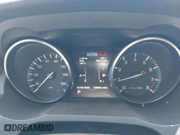 2013 Land Rover Range Rover Evoque Pure Plus with VIN SALVP2BG2DH761524, listed as a IAAI auction lot 42455247 with 106,508 mi miles and . Bid and sale history available at DreamBid. Image 7.