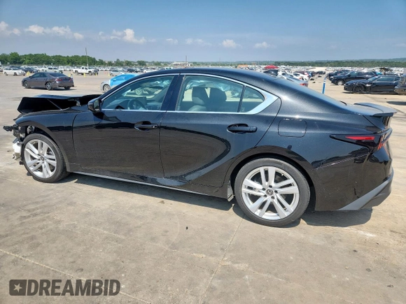 2021 Lexus IS 300 with VIN JTHCA1D21M5117945, listed as a Copart auction lot 58202975 with 18,923 mi miles and Salvage title. Bid and sale history available at DreamBid. Image 2.
