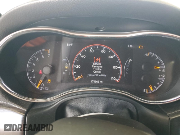 2014 Jeep Grand Cherokee Limited with VIN 1C4RJFBG6EC289926, listed as a Copart auction lot 61388385 with 174,963 mi miles and Clean title. Bid and sale history available at DreamBid. Image 9.