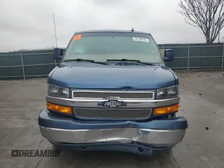 2018 Chevrolet Express Cargo Van with VIN 1GCWGAFG5J1167028, listed as a Copart auction lot 52160735 with 98,945 mi miles and Salvage Title. Bid and sale history available at carsss.com. Image 5.