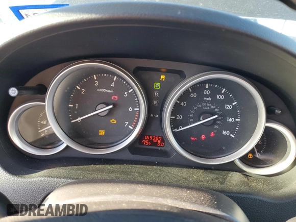 2009 Mazda 6 i Sport with VIN 1YVHP81A595M17306, listed as a Copart auction lot 80962544 with 169,387 mi miles and Salvage Title. Bid and sale history available at carsss.com. Image 9.