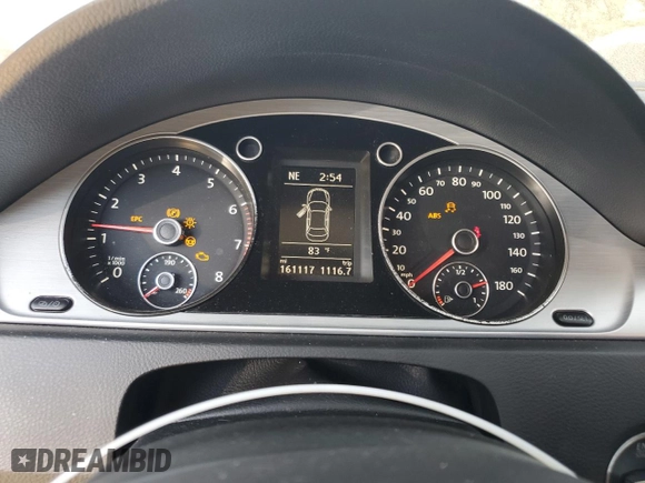 2013 Volkswagen CC Sport with VIN WVWAP7AN1DE551856, listed as a Copart auction lot 48754735 with 161,117 mi miles and Salvage Title. Bid and sale history available at carsss.com. Image 9.