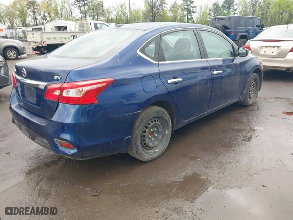 2016 Nissan Sentra S with VIN 3N1AB7AP0GY334860, listed as a IAAI auction lot 42044656 with 135,003 mi miles. Bid and sale history available at carsss.com. Image 4.