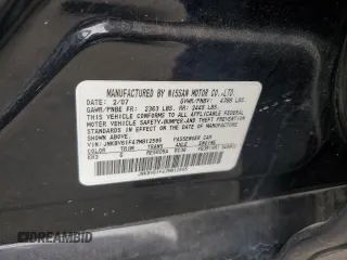 2007 Infiniti G35 G35x with VIN JNKBV61F47M812595, listed as a Copart auction lot 69749284 with 158,163 mi miles and Salvage Title. Bid and sale history available at DreamBid. Image 12.