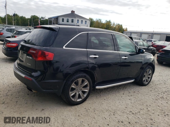 2013 Acura MDX Advance with VIN 2HNYD2H84DH503121, listed as a Copart auction lot 72412404 with 145,626 mi miles and Salvage Title. Bid and sale history available at DreamBid. Image 3.