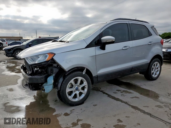2018 Ford EcoSport SE z VIN MAJ6P1UL5JC184356, wystawiony jako Copart lot #55627205 z przebiegiem 77 647 mil mil oraz Szkoda całkowita • Salvage title. Historia ofert i sprzedaży dostępna na DreamBid. Obrazek 1.