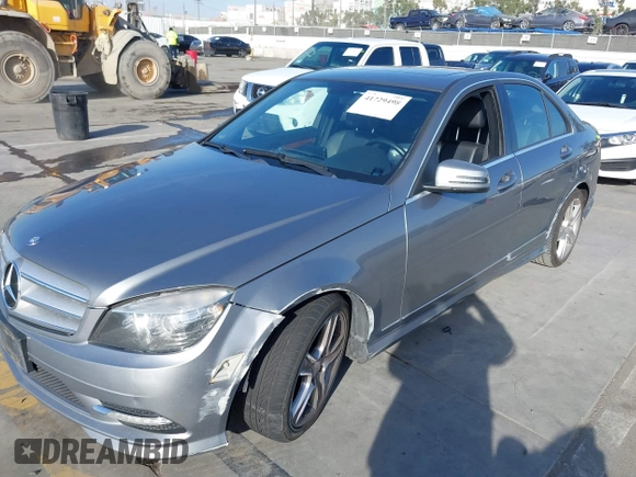 2011 Mercedes-Benz C-Class C 300 Sport with VIN WDDGF5EB3BR185976, listed as a IAAI auction lot 41729498 with 123,619 mi miles. Bid and sale history available at carsss.com. Image 6.