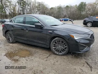 2019 Acura ILX w/Premium/A-Spec Pkg with VIN 19UDE2F88KA002086, listed as a Copart auction lot 49736515 with 35,396 mi miles and Salvage Title. Bid and sale history available at carsss.com. Image 4.