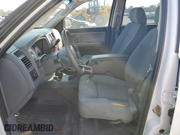 2005 Dodge Dakota SLT with VIN 1D7HE48N95S186845, listed as a Copart auction lot 65968444 with 173,488 mi miles and Salvage Title. Bid and sale history available at DreamBid. Image 7.