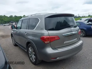 2012 Infiniti QX56 7-passenger z VIN JN8AZ2NEXC9020903, wystawiony jako IAAI lot #42295424 z przebiegiem 181 714 mil mil oraz . Historia ofert i sprzedaży dostępna na DreamBid. Obrazek 3.