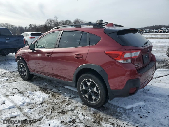 2018 Subaru Crosstrek Premium with VIN JF2GTADC0JH307107, listed as a Copart auction lot 43566855 with 45,603 mi miles and Salvage Title. Bid and sale history available at carsss.com. Image 2.