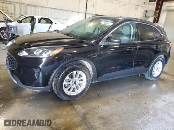 2020 Ford Escape SE with VIN 1FMCU9G6XLUC71818, listed as a Copart auction lot 62925835 with 91,809 mi miles and Salvage title. Bid and sale history available at DreamBid. Image 1.