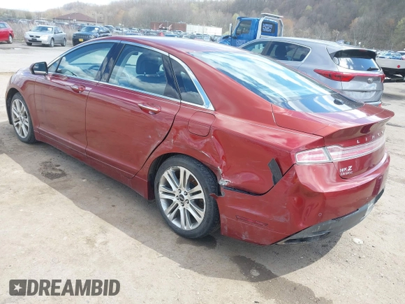 2014 Lincoln MKZ with VIN 3LN6L2G97ER806003, listed as a IAAI auction lot 42008103 with 93,511 mi miles and . Bid and sale history available at DreamBid. Image 3.