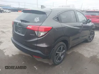 2021 Honda HR-V EX with VIN 3CZRU6H54MM726181, listed as a IAAI auction lot 41807317 with 51,957 mi miles. Bid and sale history available at carsss.com. Image 4.