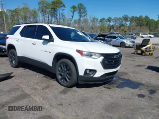 2021 Chevrolet Traverse RS with VIN 1GNERJKWXMJ266698, listed as a IAAI auction lot 41781041 with 22,060 mi miles. Bid and sale history available at carsss.com. Image 1.