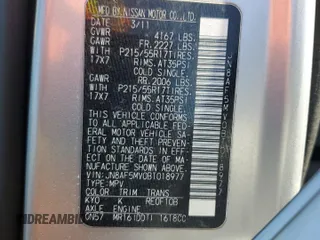 2011 Nissan Juke SV with VIN JN8AF5MV0BT018977, listed as a Copart auction lot 48322355 with 179,557 mi miles and Salvage Title. Bid and sale history available at carsss.com. Image 15.
