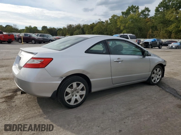 2011 Honda Civic Cpe LX with VIN 2HGFG1B64BH511627, listed as a Copart auction lot 72590674 with 196,634 mi miles and Salvage Title. Bid and sale history available at carsss.com. Image 3.