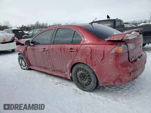 2016 Mitsubishi Lancer SE with VIN JA32V2FW4GU601351, listed as a Copart auction lot 45385585 with 0 mi miles and Salvage Title. Bid and sale history available at carsss.com. Image 2.