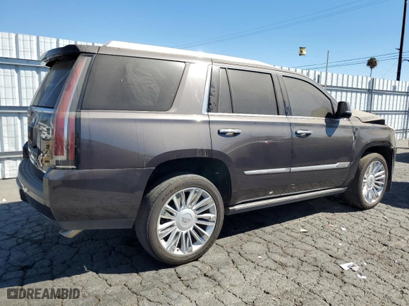 2015 Cadillac Escalade Premium with VIN 1GYS4NKJ4FR644633, listed as a Copart auction lot 68281054 with 143,470 mi miles and Salvage Title. Bid and sale history available at carsss.com. Image 3.