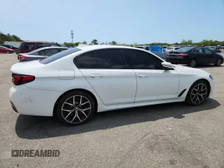 2022 BMW 5 Series 540i xDrive with VIN WBA73BJ06NWX52108, listed as a Copart auction lot 58770025 with 29,719 mi miles and Salvage title. Bid and sale history available at DreamBid. Image 3.