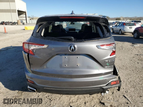 2022 Acura RDX w/Technology Package with VIN 5J8TC2H5XNL009134, listed as a Copart auction lot 81839264 with 9,200 mi miles and Salvage Title. Bid and sale history available at carsss.com. Image 6.