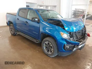 2021 Chevrolet Colorado 4WD Z71 z VIN 1GCGTDEN7M1141049, wystawiony jako IAAI lot #41223962 z przebiegiem 62 114 mil mil oraz . Historia ofert i sprzedaży dostępna na DreamBid. Obrazek 1.