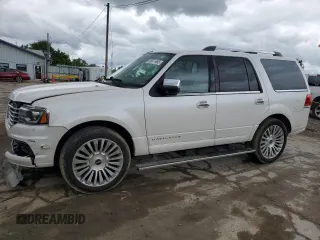 2015 Lincoln Navigator with VIN 5LMJJ2JT3FEJ10857, listed as a Copart auction lot 56971465 with 118,638 mi miles and Salvage title. Bid and sale history available at DreamBid. Image 1.