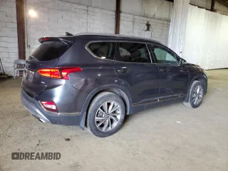 2020 Hyundai Santa Fe Limited with VIN 5NMS5CAD3LH216345, listed as a Copart auction lot 45531945 with 87,097 mi miles and Salvage Title. Bid and sale history available at carsss.com. Image 3.