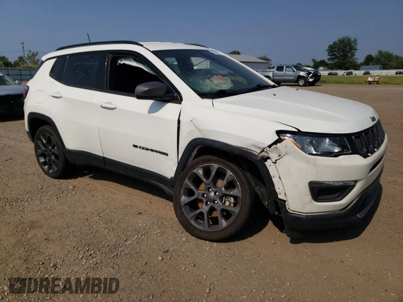 2021 Jeep Compass 80th Anniversary с VIN 3C4NJDEB7MT565892, выставлен на аукционе Copart как лот 60681635 с пробегом 45 074 миль миль и Списание • Salvage title. История ставок и продаж доступна на DreamBid. Изображение 4.